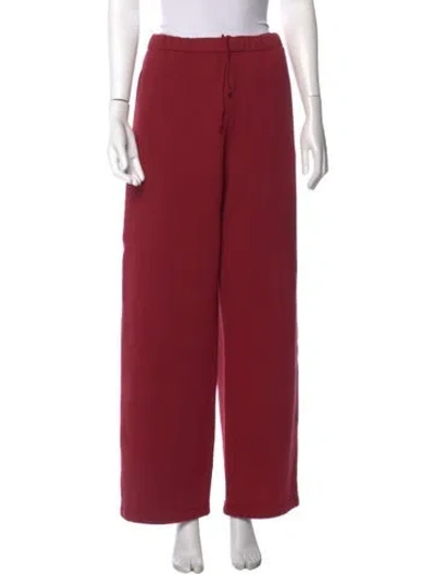 Pre-owned Madhappy Wide Leg Pants In Red
