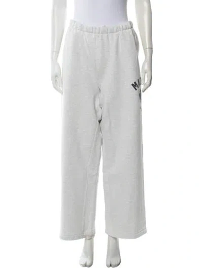 Pre-owned Madhappy Wide Leg Pants In White