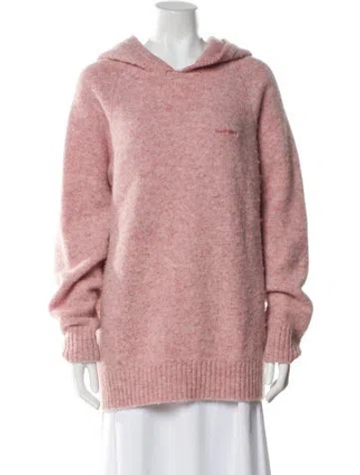Pre-owned Madhappy Wool Cowl Neck Sweater In Pink