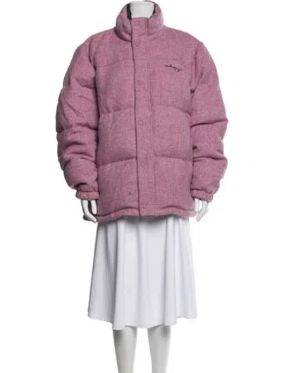 Pre-owned Madhappy Wool Down Jacket In Purple