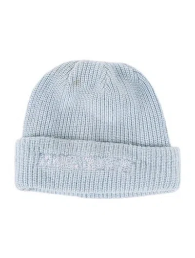 Pre-owned Madhappy Wool Knit Beanie In Blue
