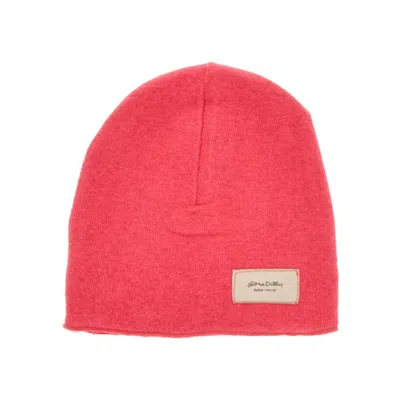Madilly Kids' 'bat' Knitted Beanie Hat In Red
