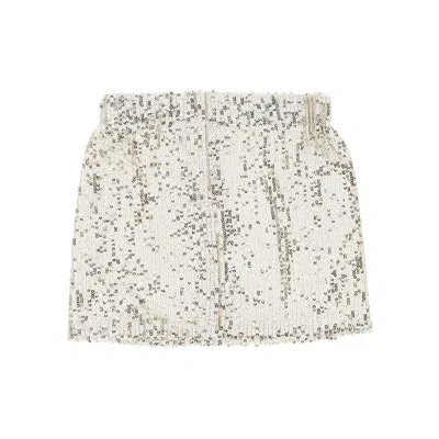 Madilly Kids' Sequinned Mini Skirt In Multi