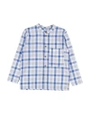 Madilly @ Toddler Boy Shirt Blue Size 4 Cotton, Linen In Blue