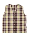 Madilly @ Toddler Girl Tailored Vest Beige Size 6 Cotton, Linen In Beige