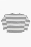 Madilly Two-tone Striped Crew-neck Sweater