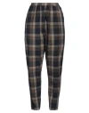 Madilly @ Woman Pants Midnight Blue Size M Linen, Cotton In Blue