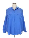 Madison 3/4 Sleeve Blouse In Blue