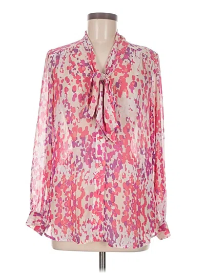 Pre-owned Madison 3/4 Sleeve Blouse In Pink
