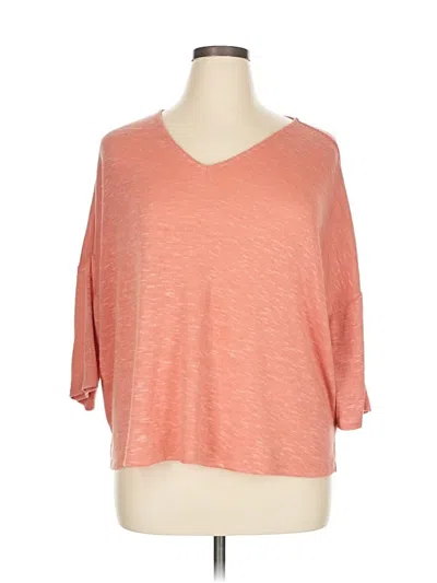 Pre-owned Madison 3/4 Sleeve T-shirt In Orange