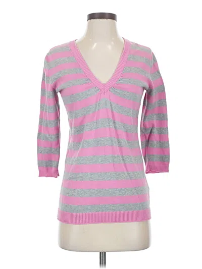 Pre-owned Madison 3/4 Sleeve T-shirt In Pink