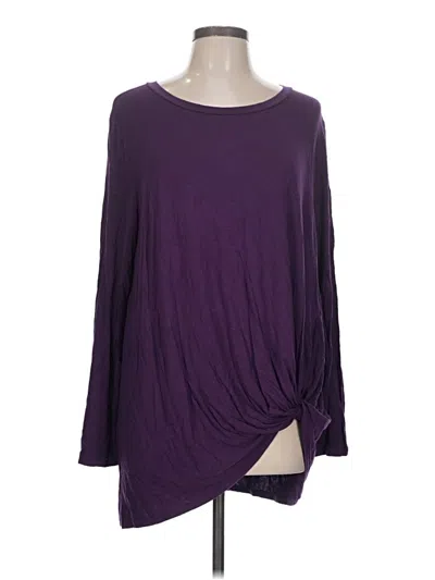 Pre-owned Madison 3/4 Sleeve T-shirt In Purple