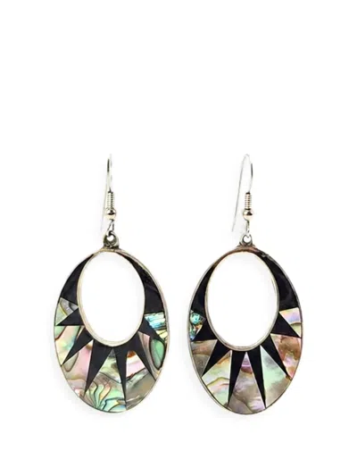 Madison Abalone-inlay Drop Earrings In Multi