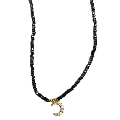 Pre-owned Madison Beverly Hills Choker-5 Necklace In Black