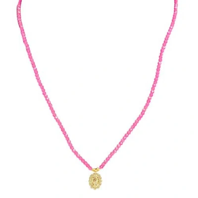 Madison Beverly Hills Choker-6 Necklace In Pink