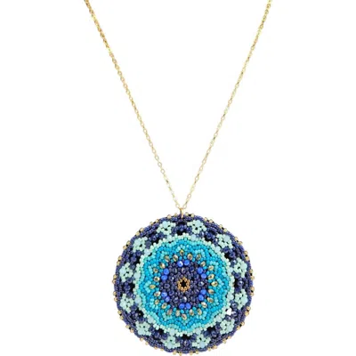Madison Beverly Hills Mandala Xl Dreamer Necklace In Multi