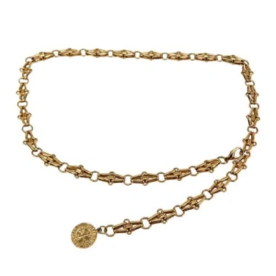 Madison Beverly Hills Vintage 1970s Chain Belt In Gold