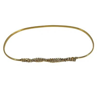 Madison Beverly Hills Vintage 1970s-80s Gold-tone Stretch Snake Belt