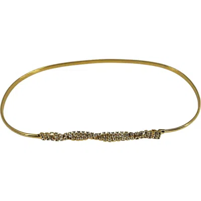 Madison Beverly Hills Vintage 1970s-80s Gold-tone Stretch Snake Belt