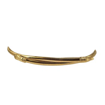 Madison Beverly Hills Vintage 70's Gold Snake Serpent Sculptural Belt