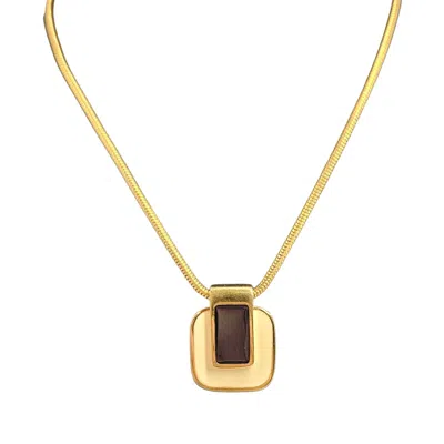 Pre-owned Madison Beverly Hills Vintage Givenchy 1980's Pendant Necklace In Gold