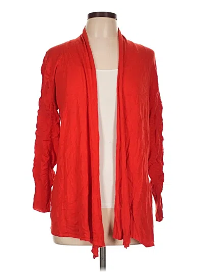 Pre-owned Madison Cardigan Sweater In Red