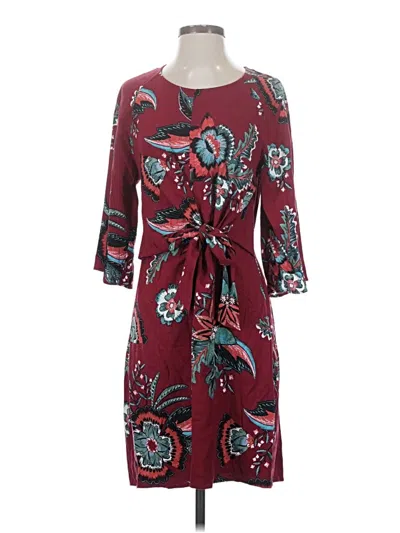 Pre-owned Madison Casual Dress In Burgundy