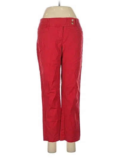 Pre-owned Madison Casual Pants In Red