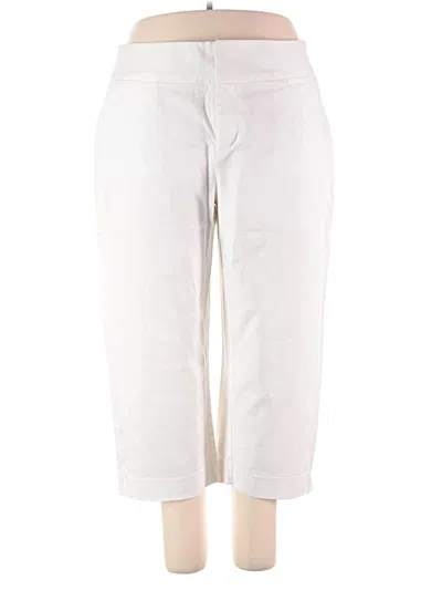 Pre-owned Madison Casual Pants In White