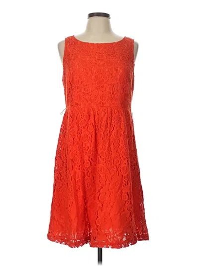 Pre-owned Madison Cocktail Dress In Orange