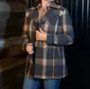 Madison Creek Outfitters Annie Wool Peacoat In Multicolor In Multi
