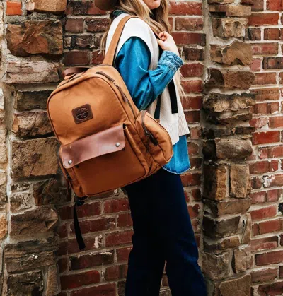 Madison Creek Outfitters Canvas Backpack In Brown
