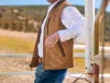 Madison Creek Outfitters Conceal & Carry Kennesaw Twill Vest In Tan