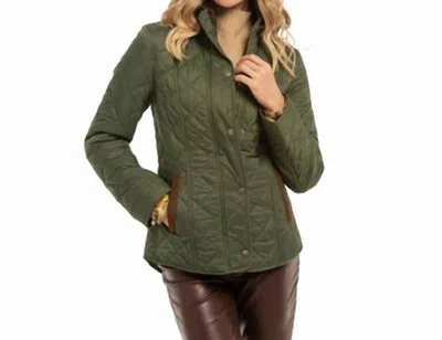 Madison Creek Outfitters Georgia Quilted Nylon Jacket In Pine In Green