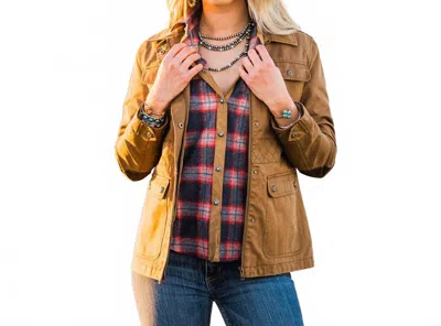 Madison Creek Outfitters Hayes Safari Jacket In Tan In Brown