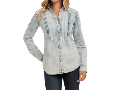 Madison Creek Outfitters Jessie Button Shirt In Chambray In Blue