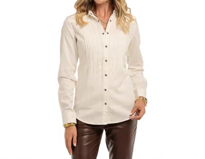 Madison Creek Outfitters Jessie Signature Blend Shirt In Salt In Beige