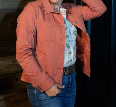 Madison Creek Outfitters Keowee Light Weight Barn Coat In Orange