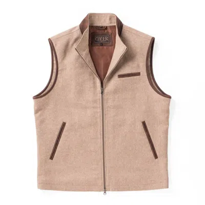 Madison Creek Outfitters Men's Mckinney Wool Vest In Light Brown
