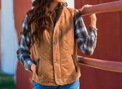 Madison Creek Outfitters Vista Conceal Carry Vest In Tan In Brown