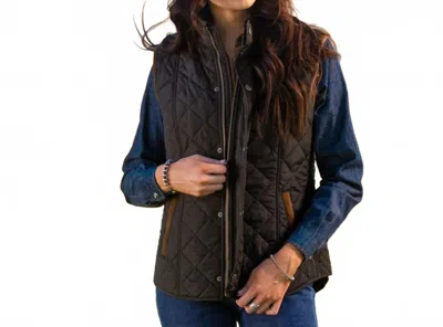 Madison Creek Outfitters Vista Quilted Nylon Vest In Black