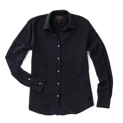 Madison Creek Outfitters Women's Claire Solid Button Down Shirt In Black