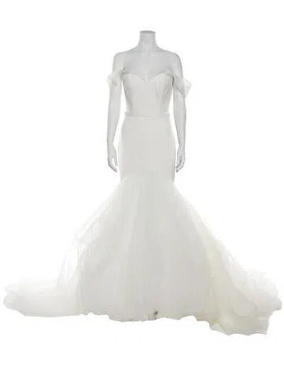 Pre-owned Madison James Strapless Long Dress W/ Tags In Neutrals