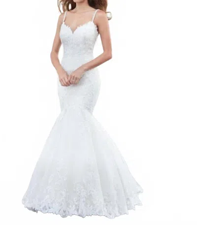 Madison James Wedding Dress In Ivory/silver In White