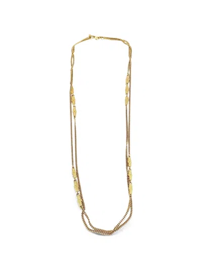 Madison Maison 1970s Station Link Chain Necklace In Gold