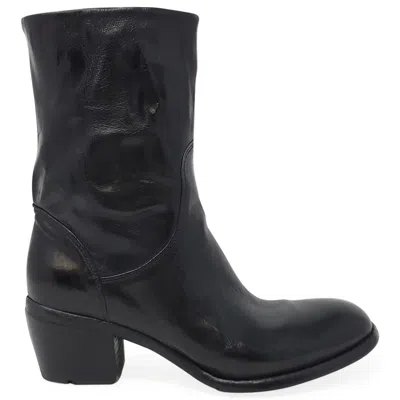 MADISON MAISON AH26A LEATHER MID CALF BOOT