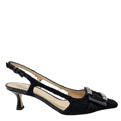 Madison Maison Atena Heel Slingback In Black