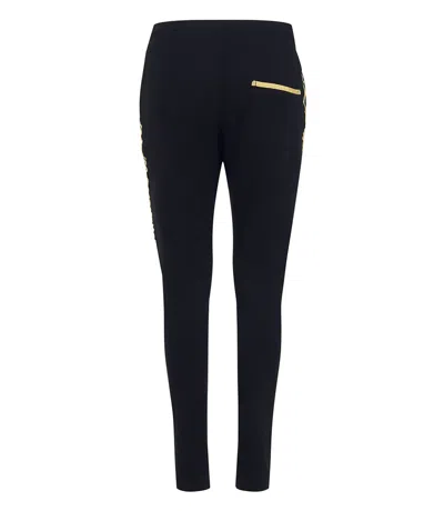 Madison Maison ™ Black W/ Gold Stripe Sweatpants