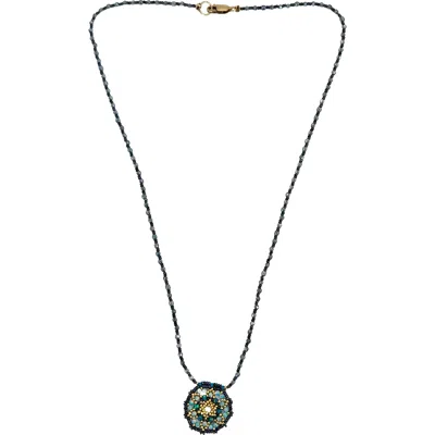 Madison Maison Blue Beaded Small Dreamer Necklace