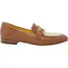 Madison Maison Flat Loafer With Chain In Brown